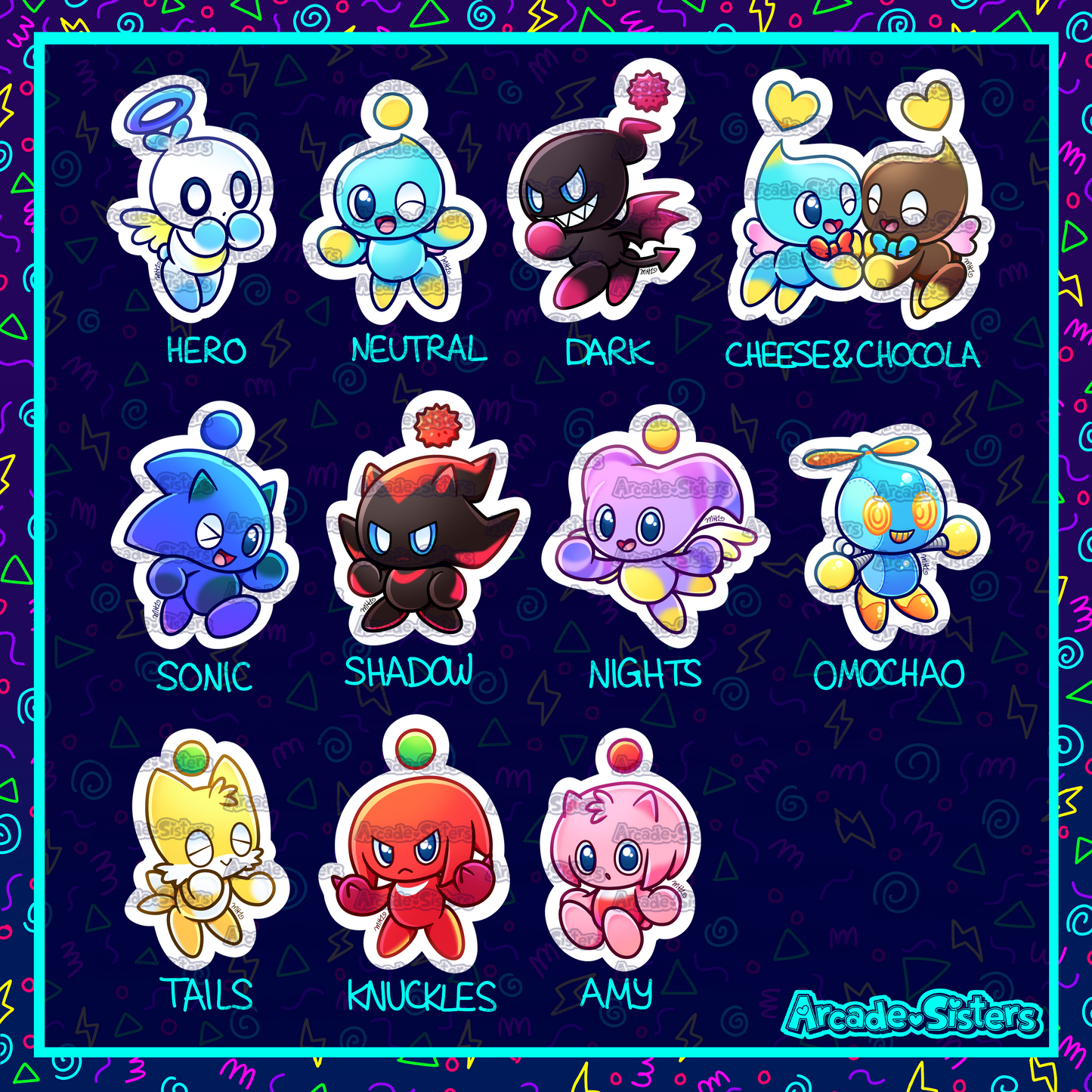 Chao Stickers