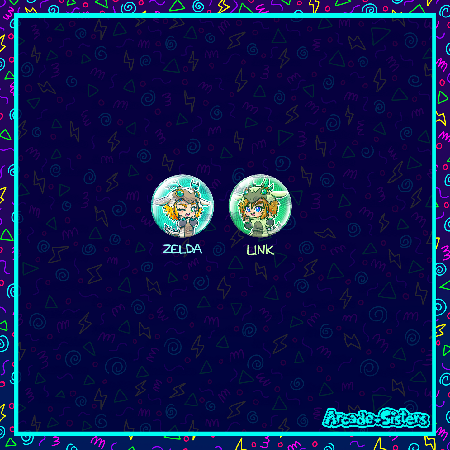 ToTK Dragon Stickers & Badges