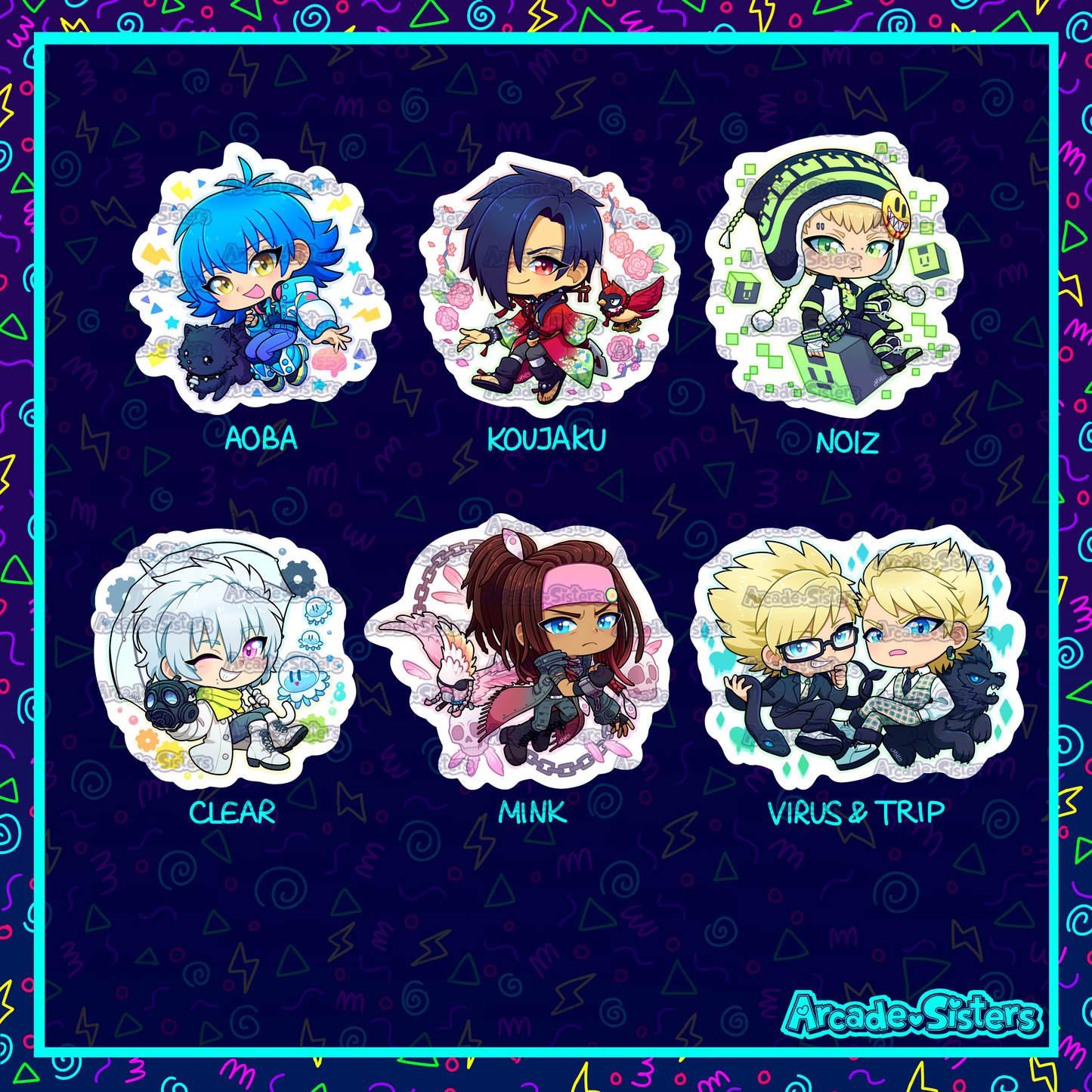 Drama Stickers & Badges
