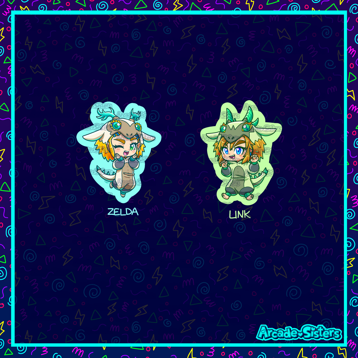 Totk Sticker ToTK Dragon Stickers & Badges – Arcade Sisters