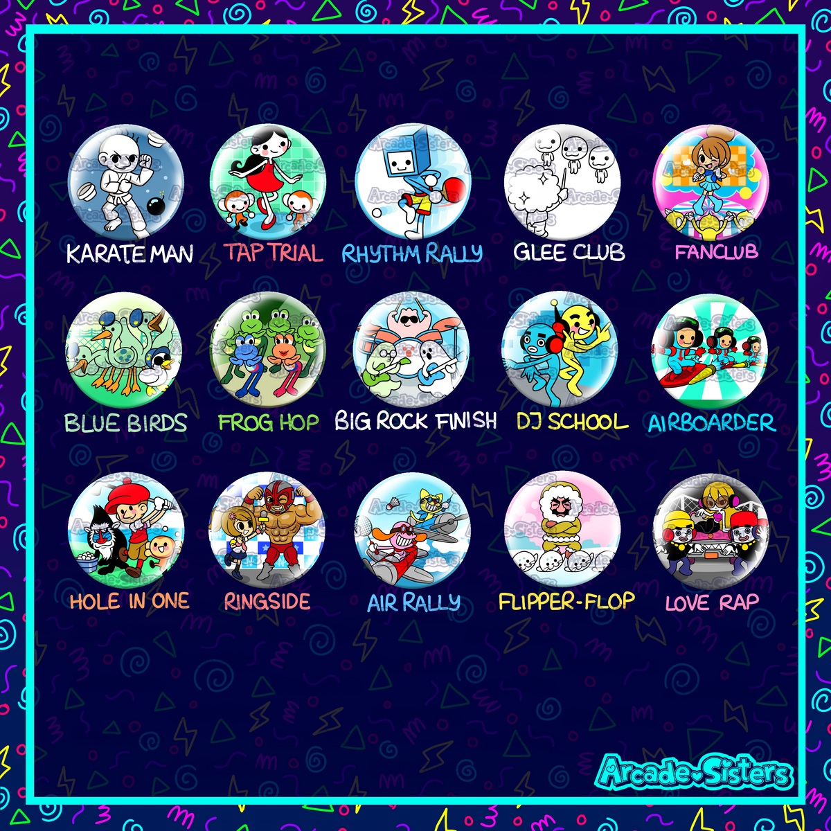 Rhythm Heaven Stickers & Badges