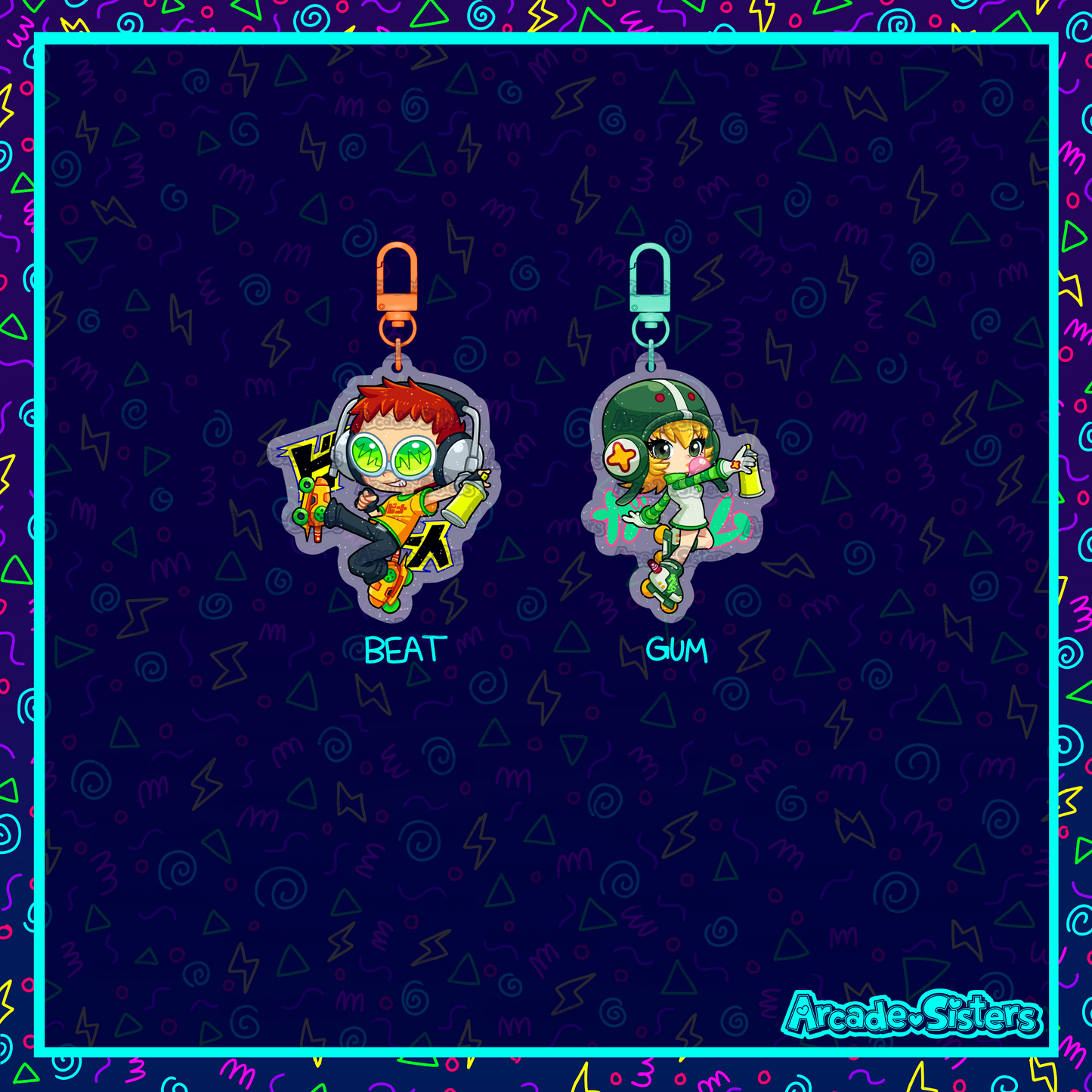 Jet Set Radio Keychain
