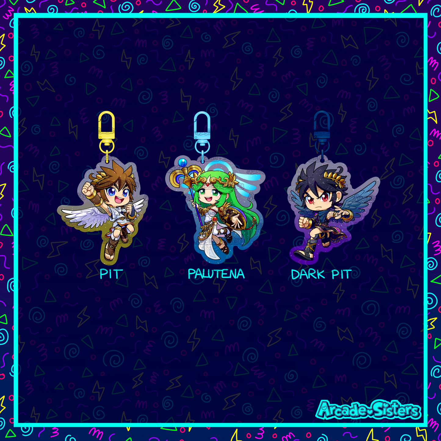 Kid Icarus Keychain