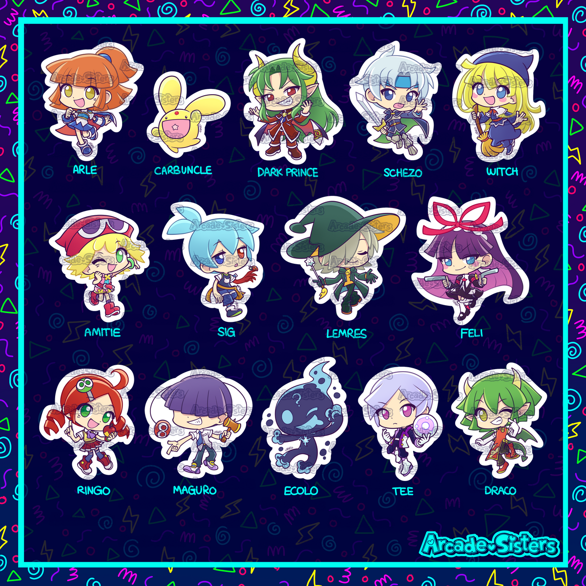 Puyo Stickers & Badges