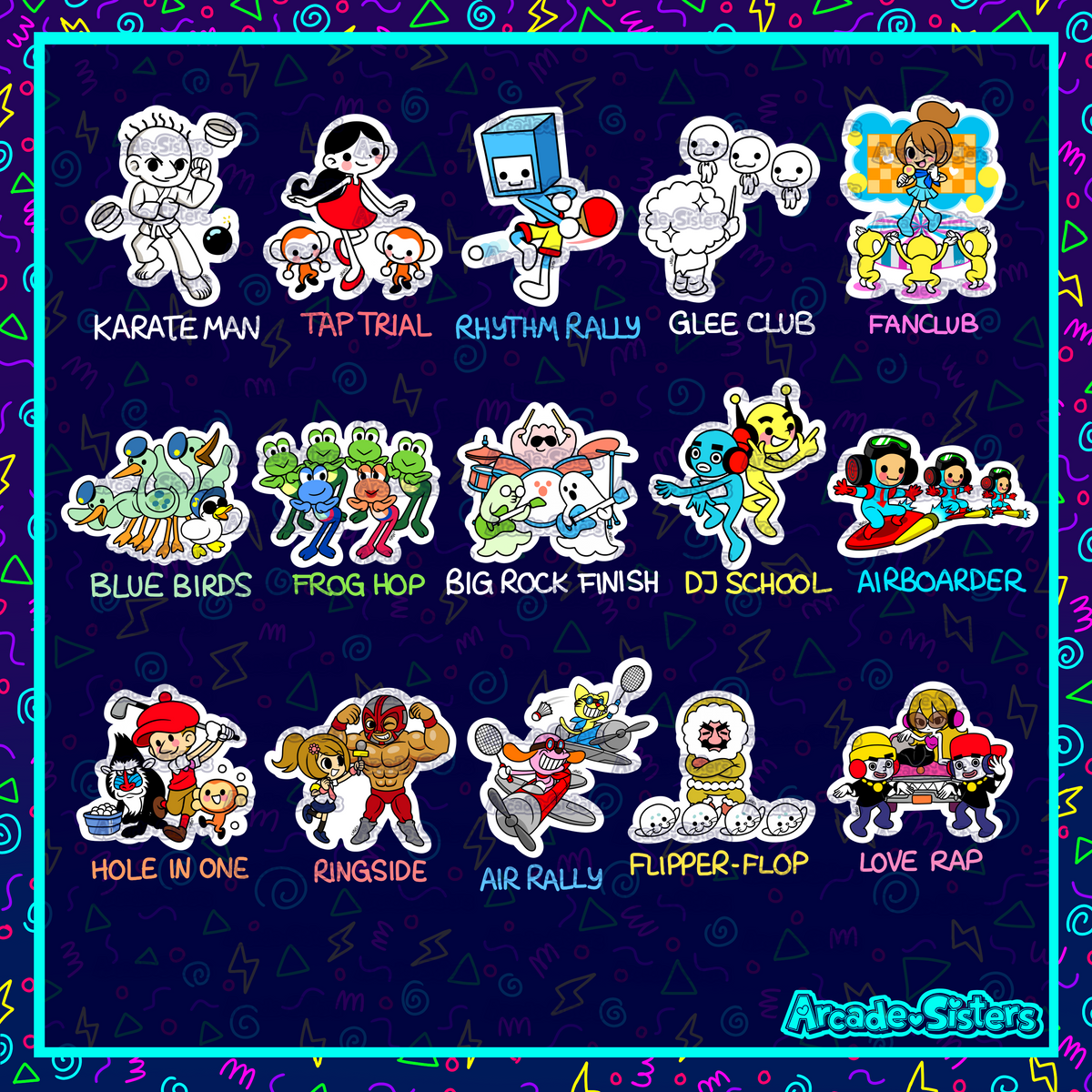 Rhythm Heaven Stickers & Badges