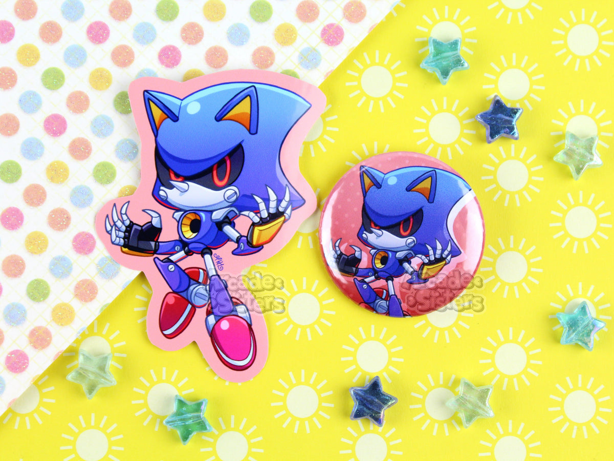 *NEW* Sonic Stickers & Badges