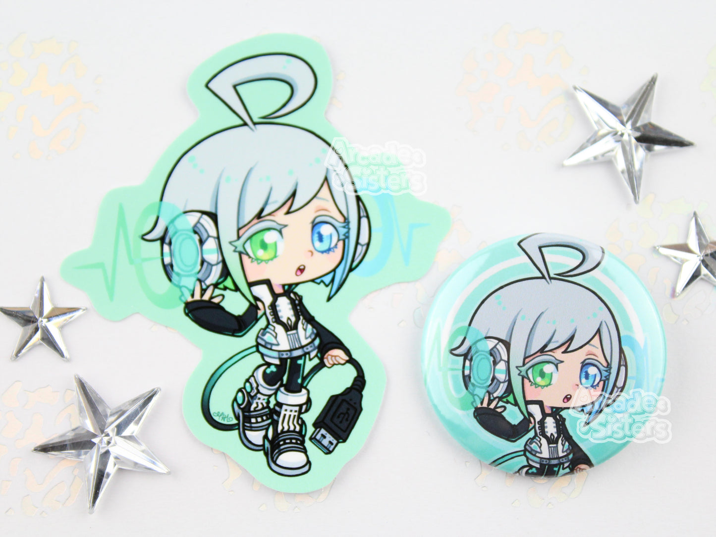 Vocaloid Stickers & Badges