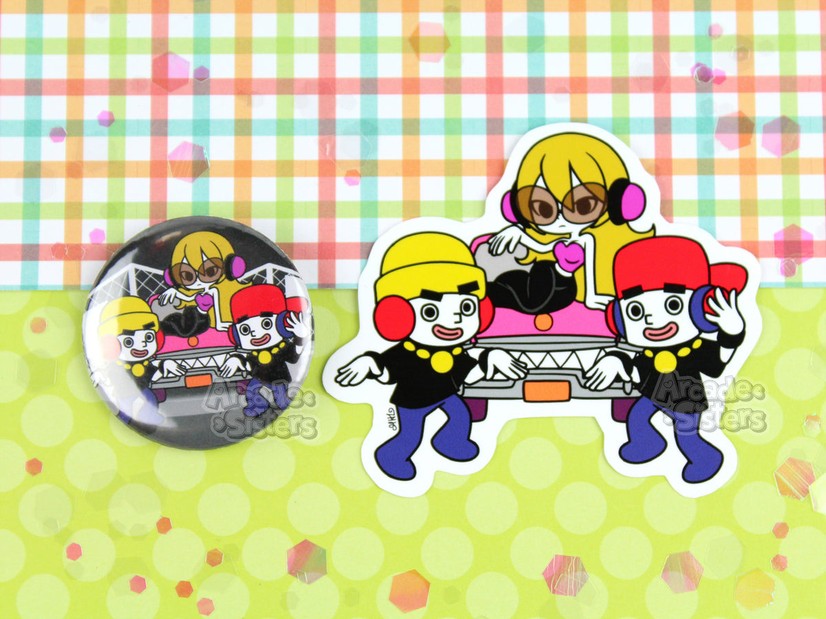 Rhythm Heaven Stickers & Badges