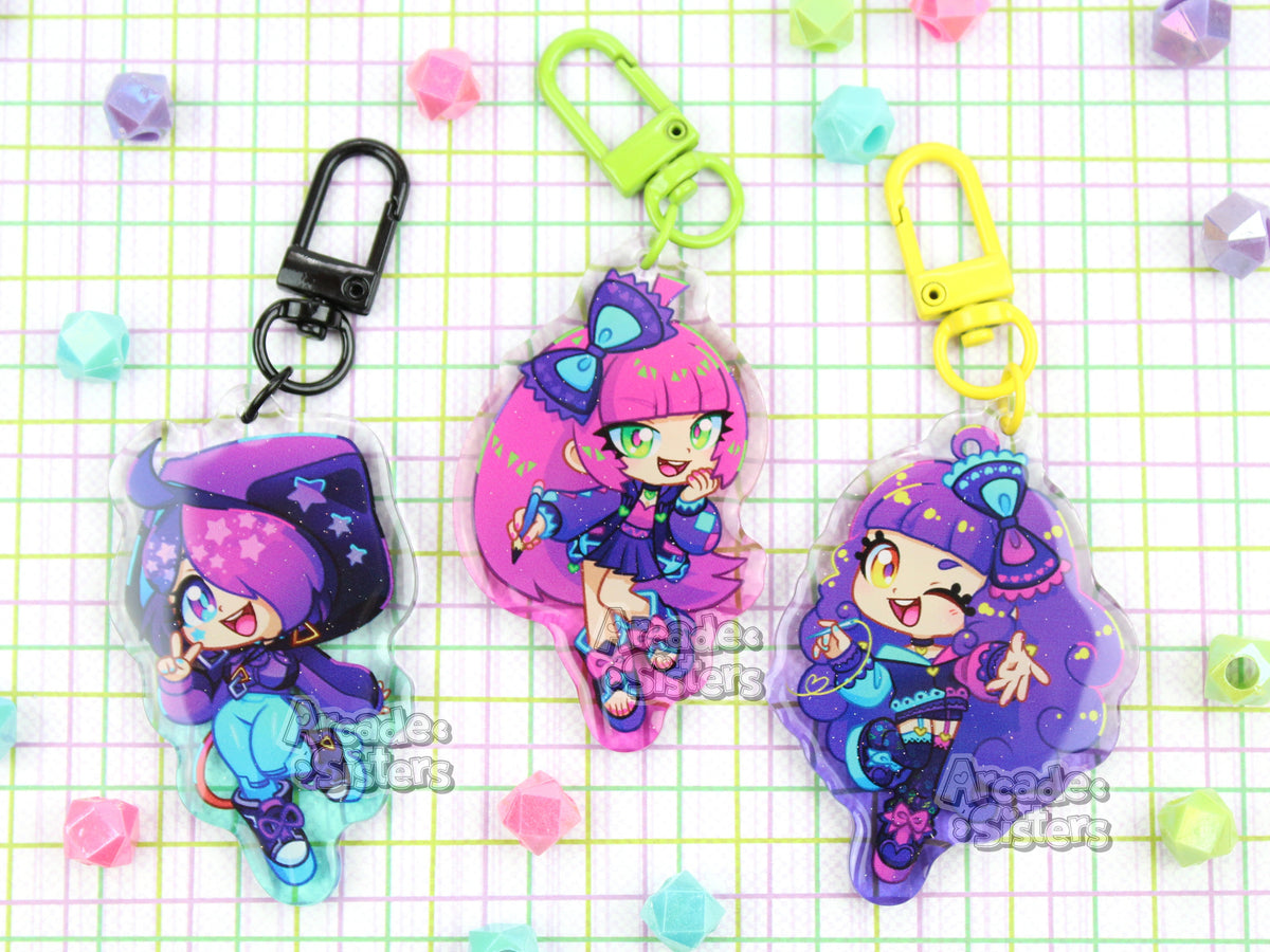 Arcade Sisters Keychain
