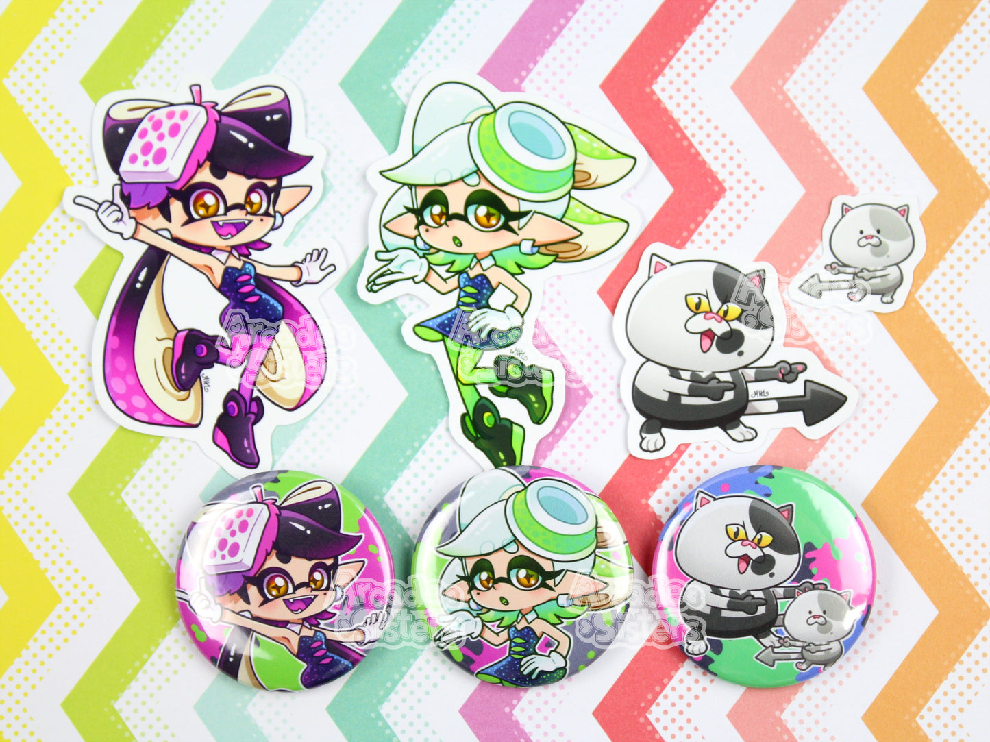 Splatoon Stickers & Badges