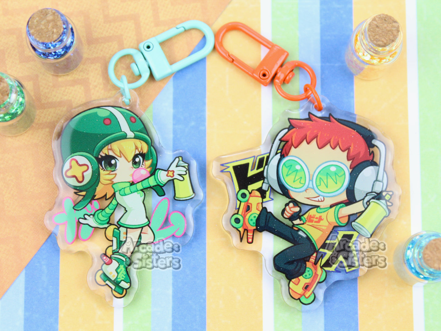 Jet Set Radio Keychain