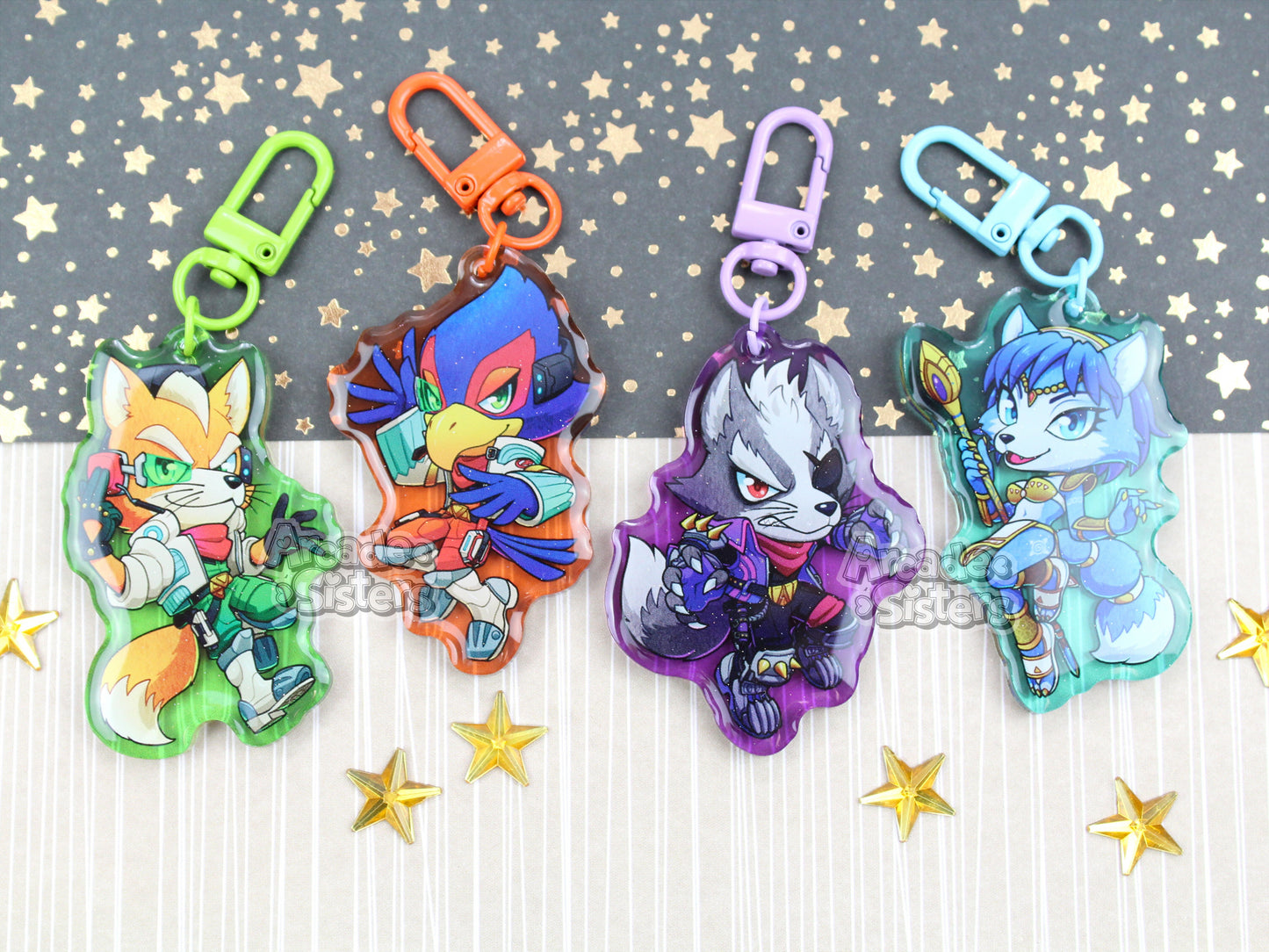 Starfox Keychain