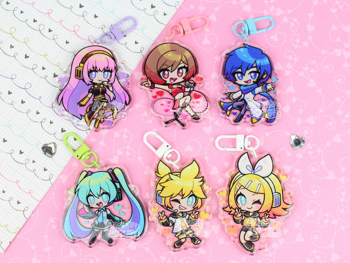 Vocaloid Keychain