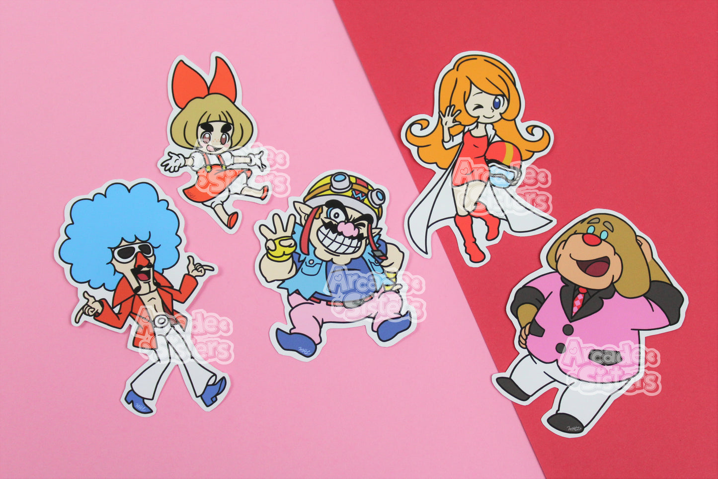 WarioWare Stickers & Badges