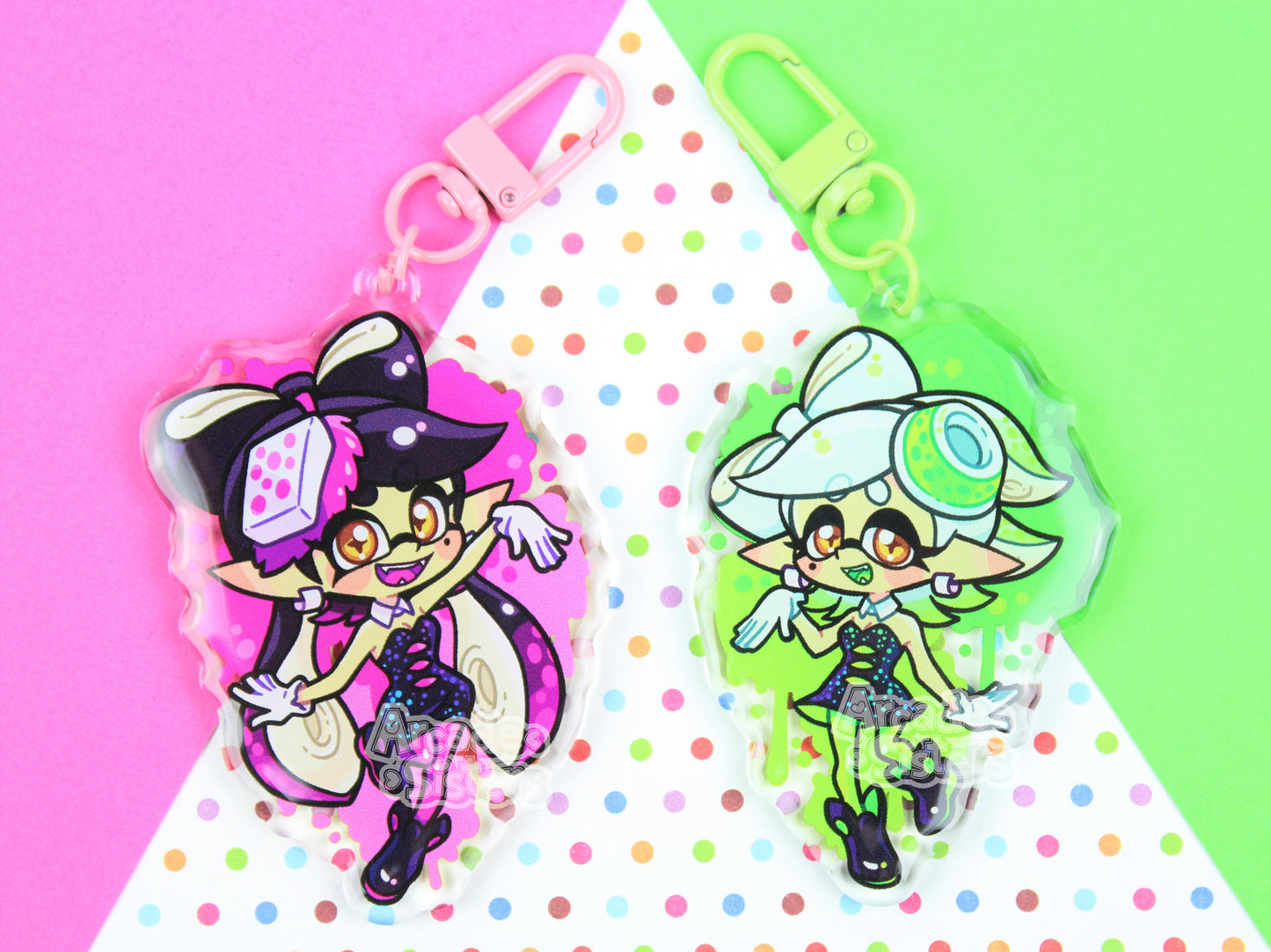 Squid Sisters Keychain