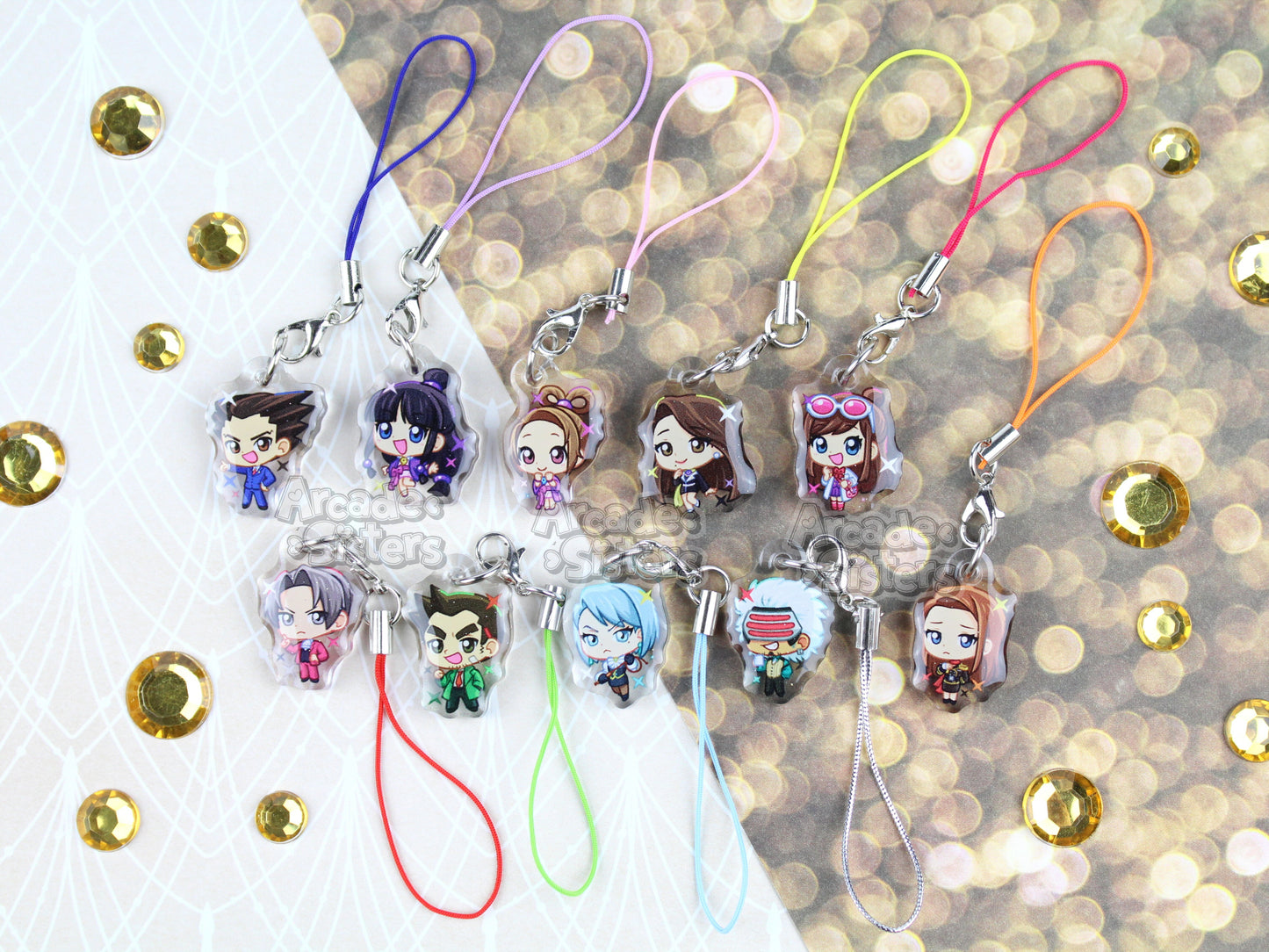 Pointing Lawyer Phone Charm