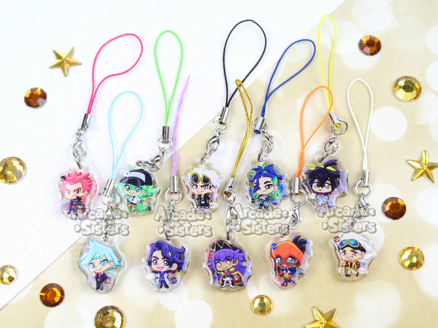 Poke Man Phone Charm