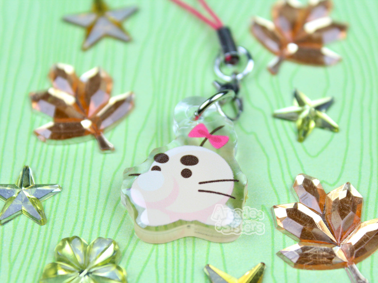 Mr. Saturn Phone Charm