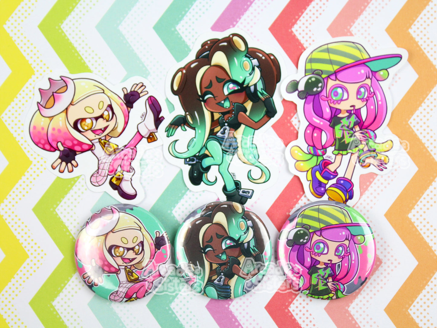 Splatoon Stickers & Badges