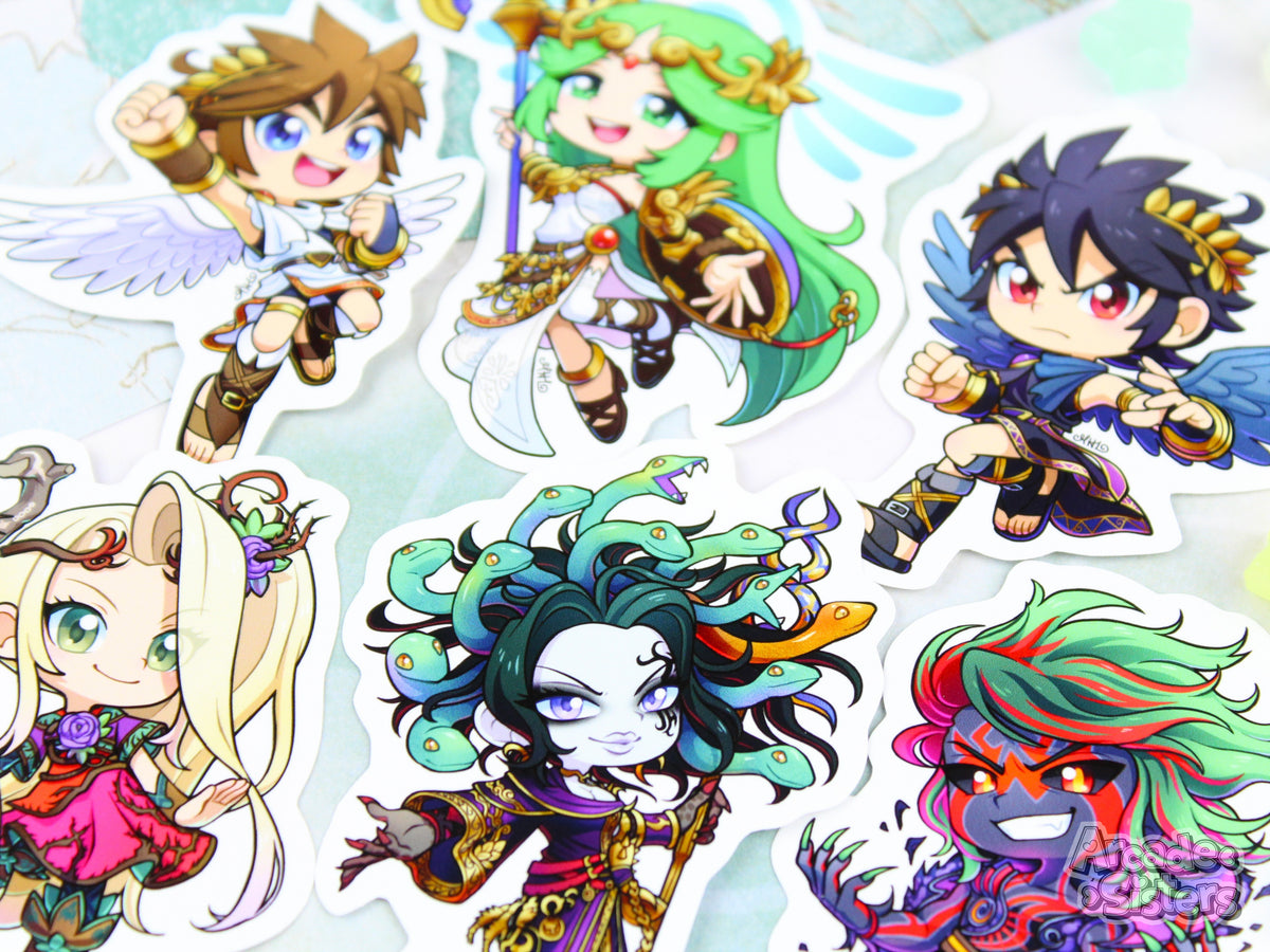 Kid Icarus Stickers & Badges