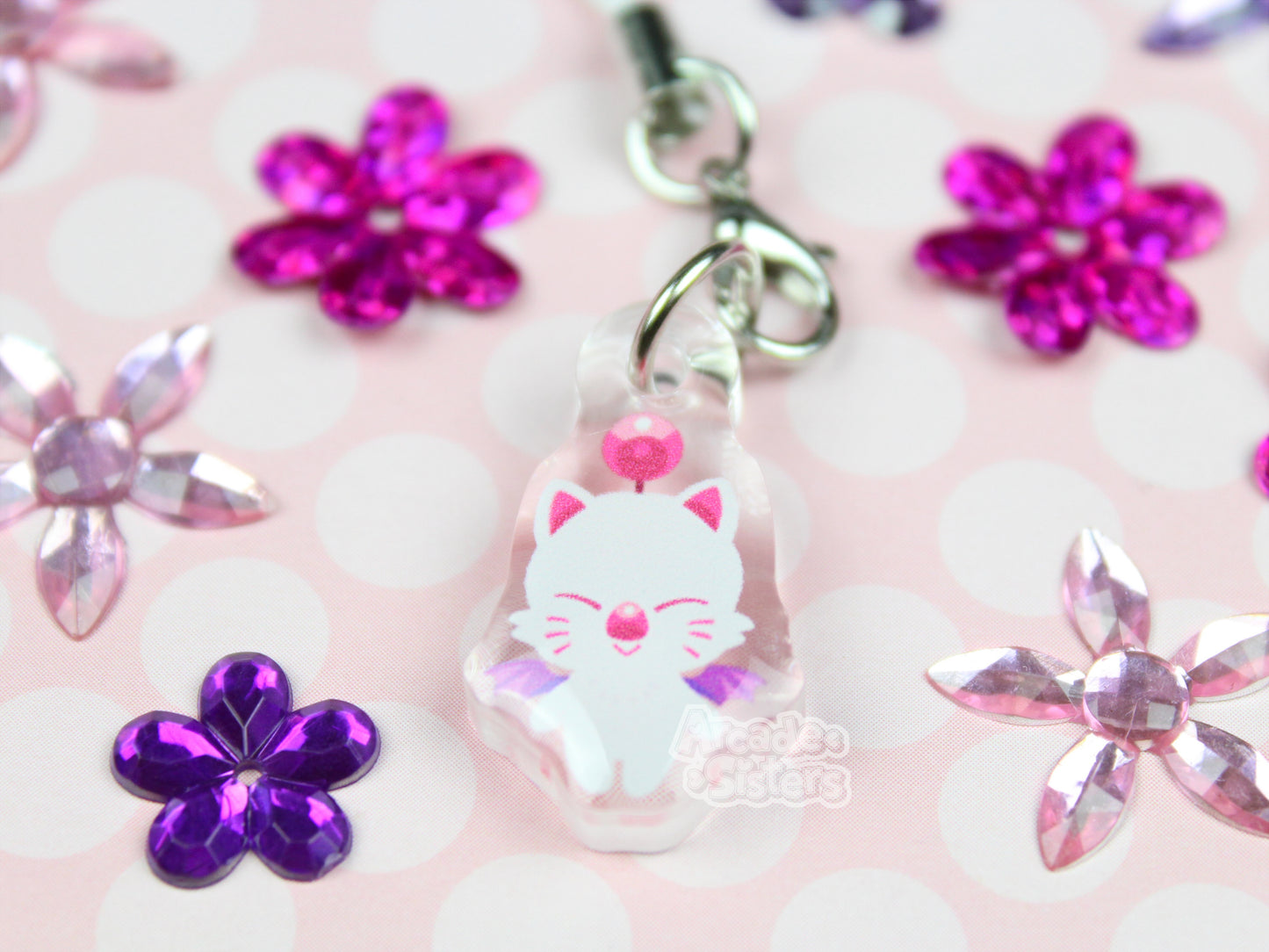 Moogle Phone Charm