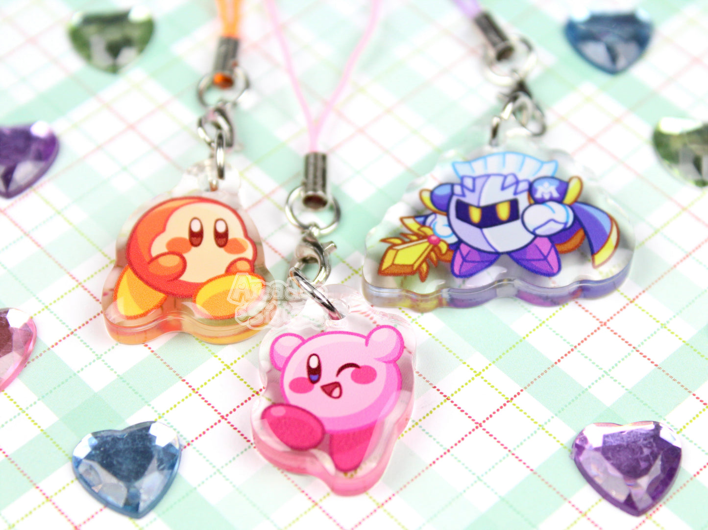 Kirby Phone Charm