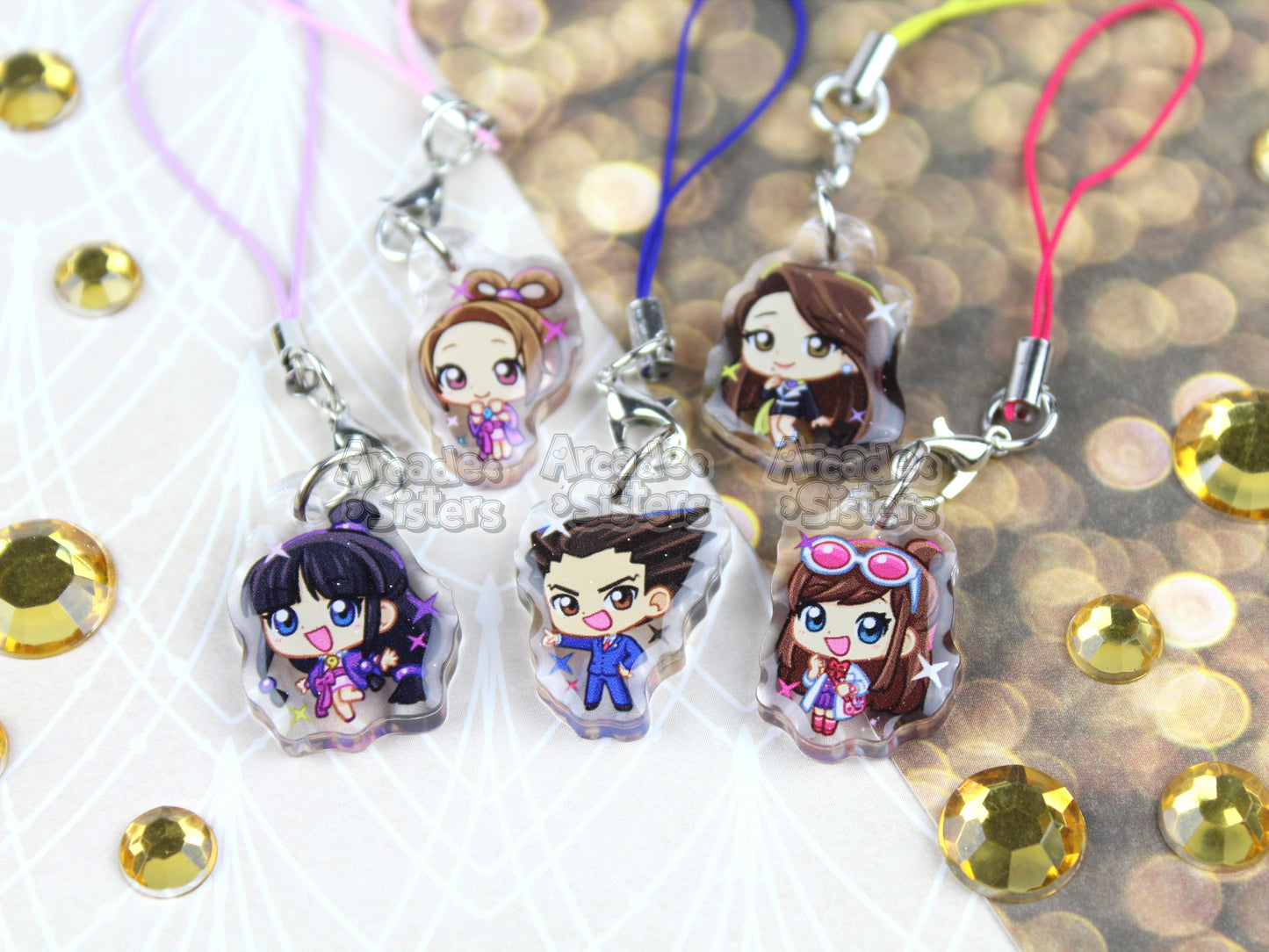Pointing Lawyer Phone Charm