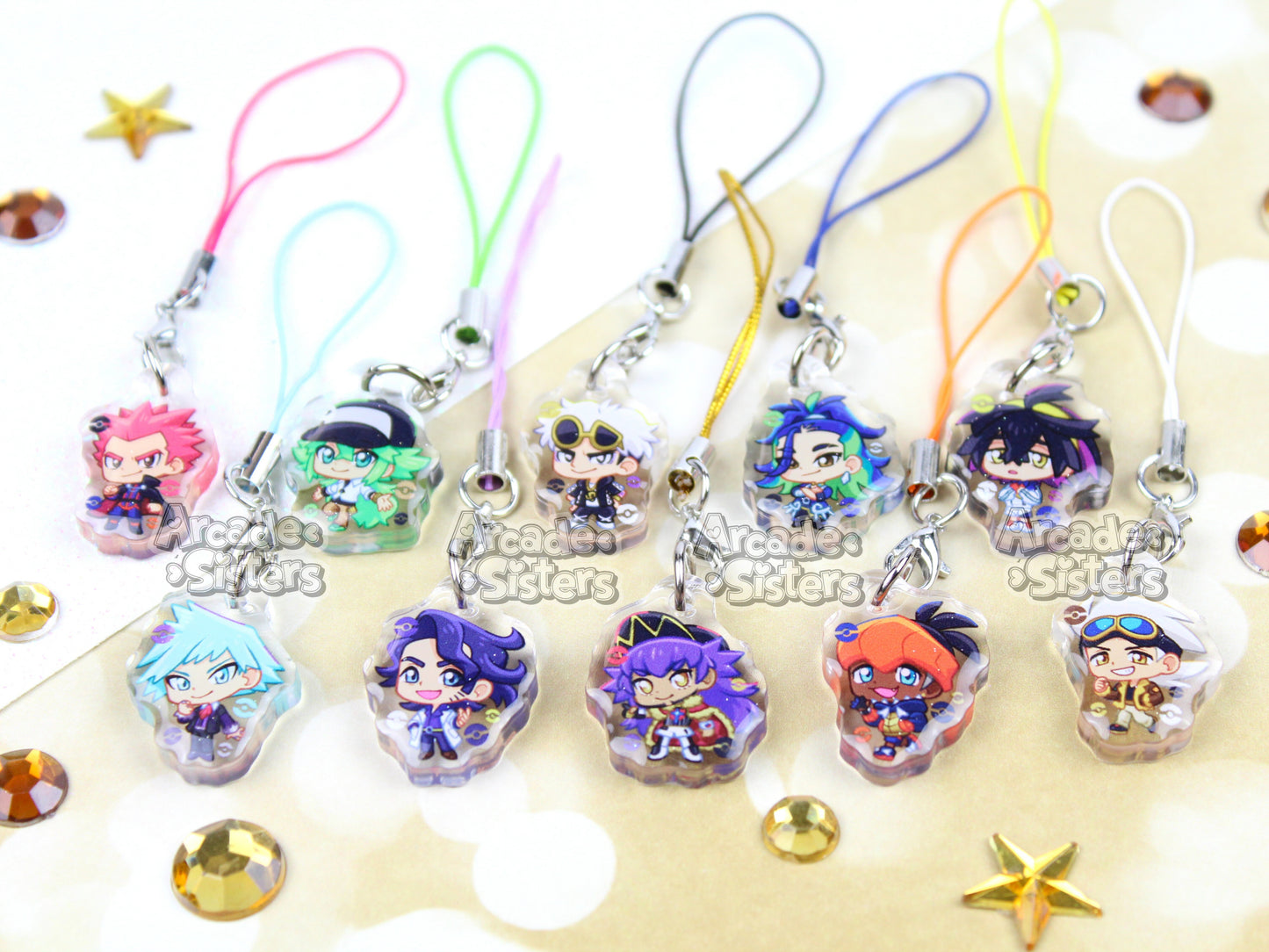 Poke Man Phone Charm