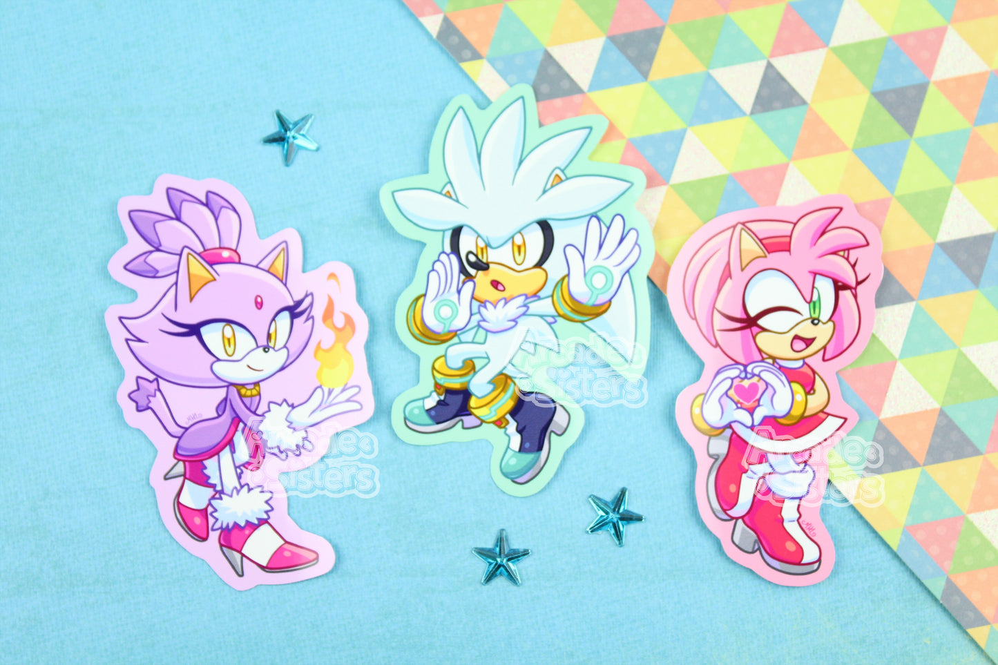 Sonic Stickers & Badges