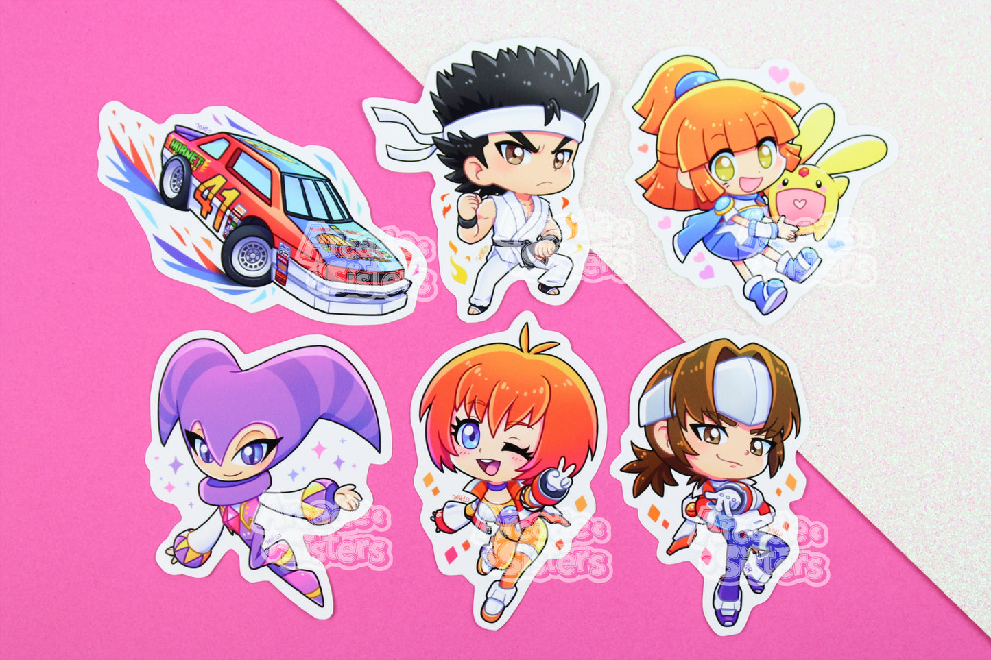 Sega Superstars Stickers & Badges