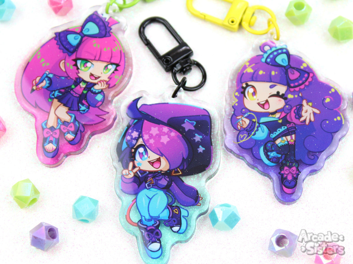Arcade Sisters Keychain