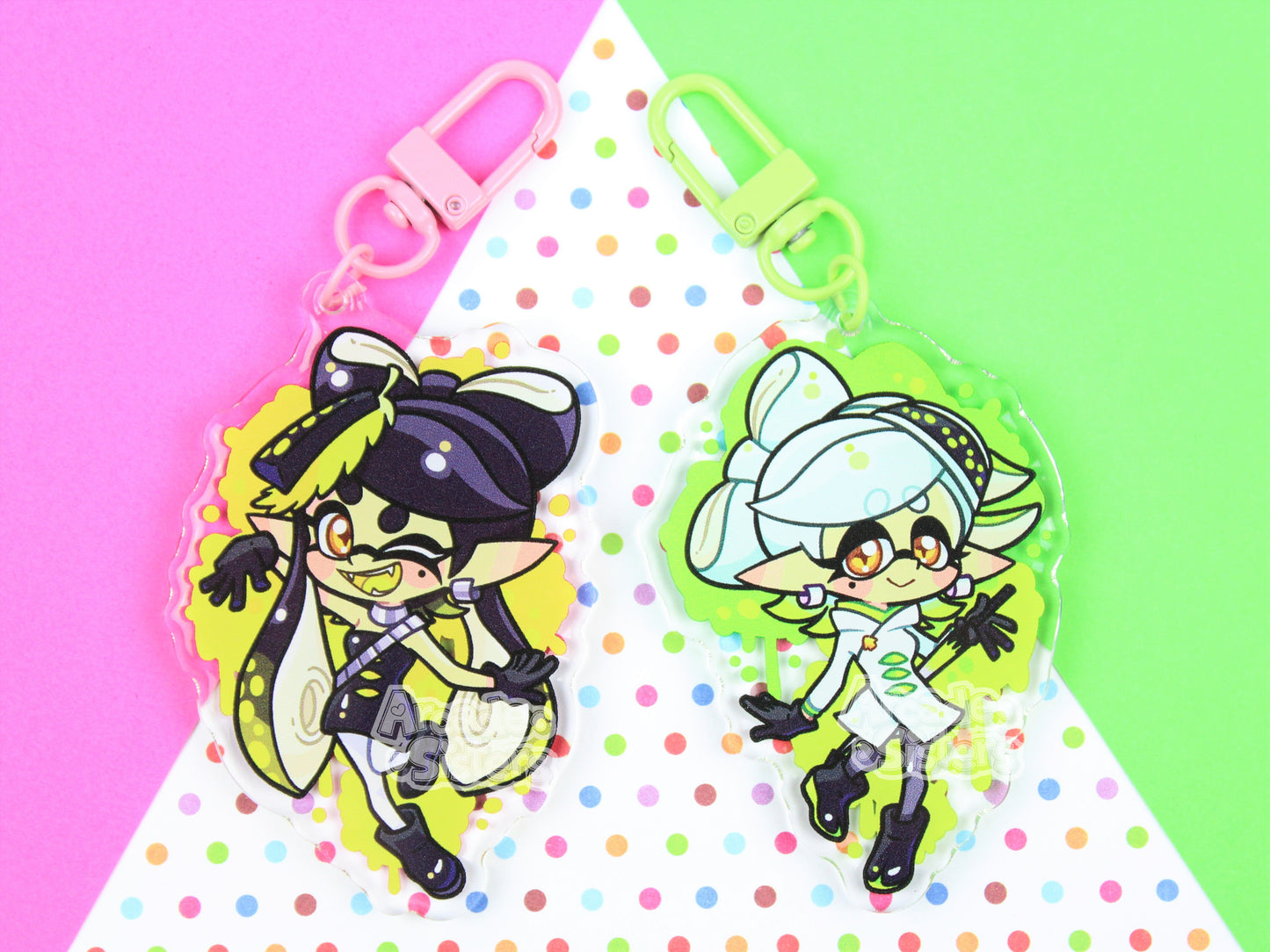 Squid Sisters Keychain