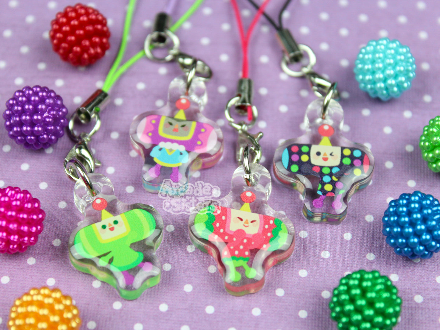 Katamari Phone Charm