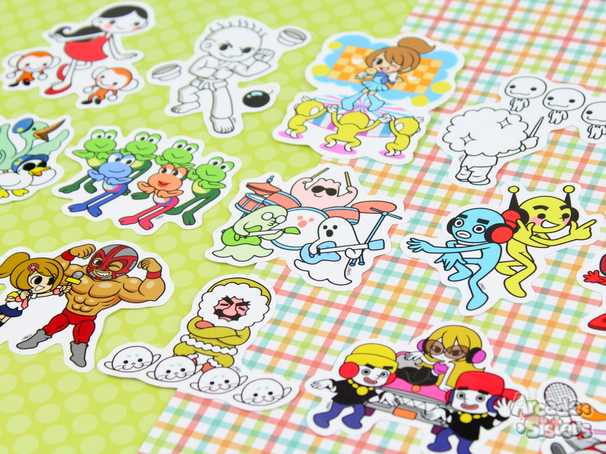 Rhythm Heaven Stickers & Badges