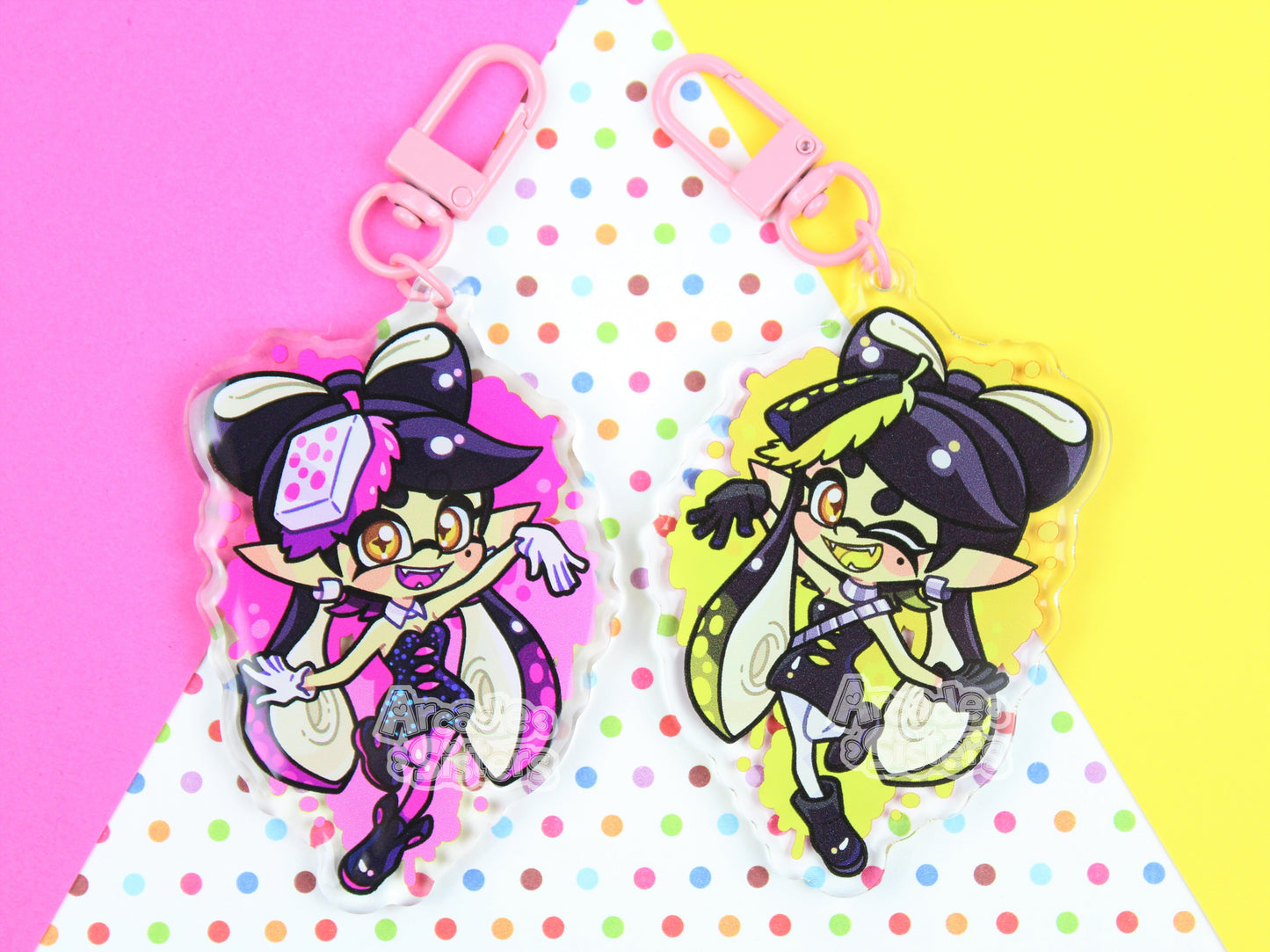 Squid Sisters Keychain