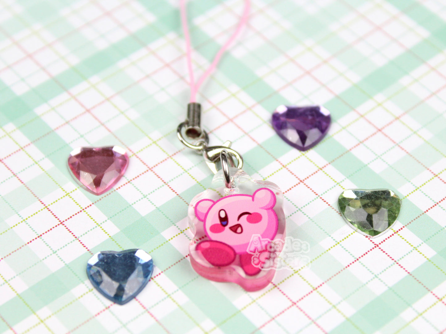 Kirby Phone Charm