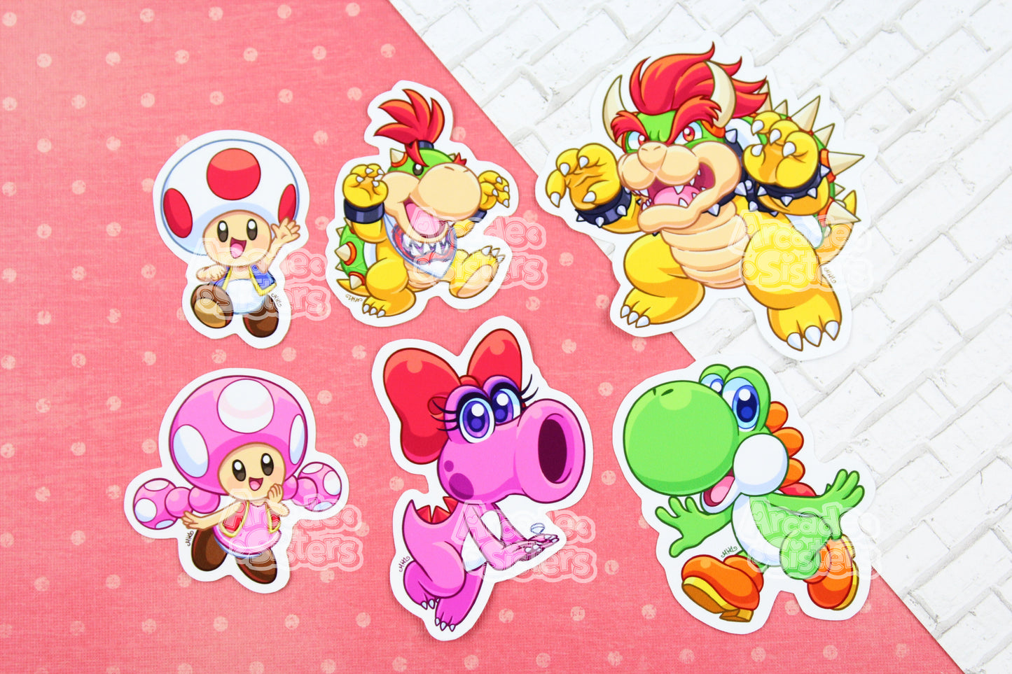 Mario Stickers & Badges