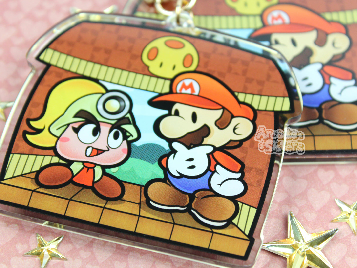 Paper Mario Keychain