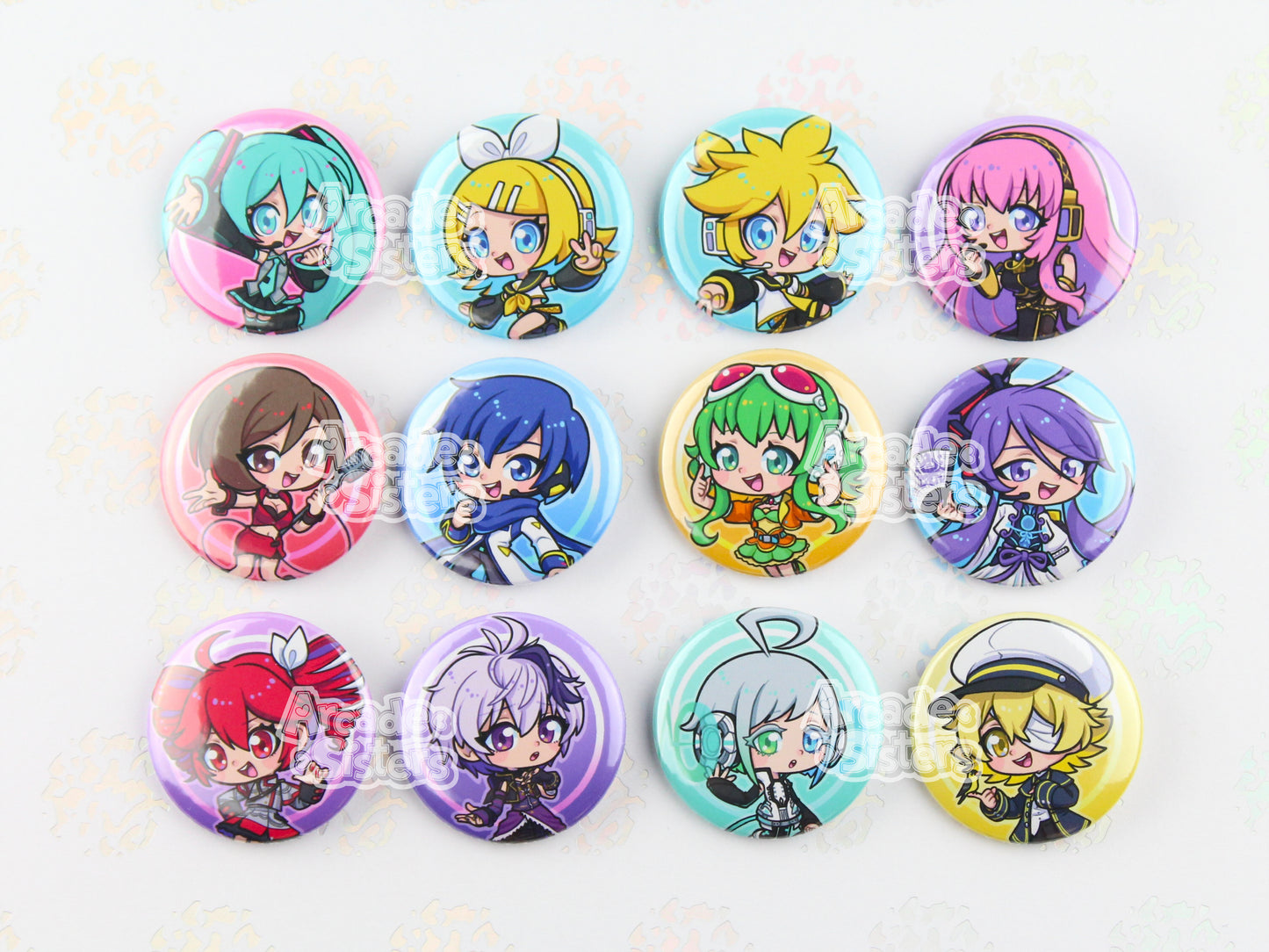 Vocaloid Stickers & Badges