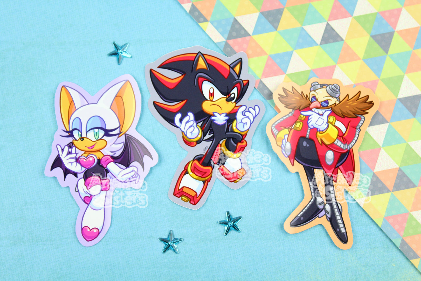 Sonic Stickers & Badges