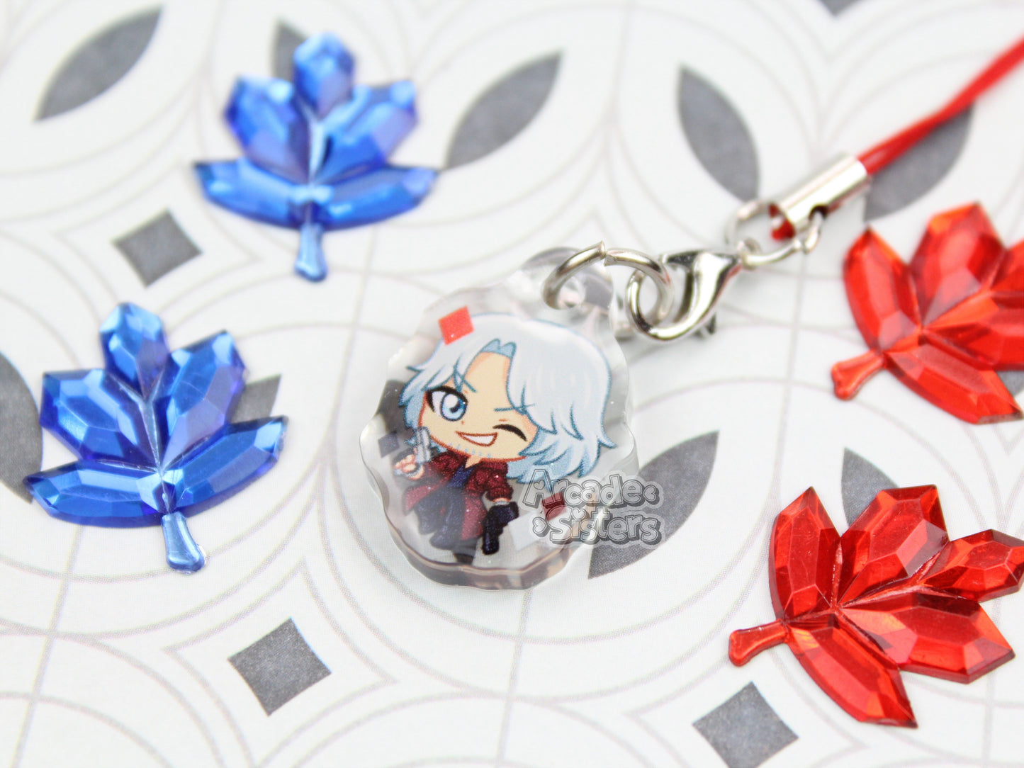 Crying Devil Phone Charm