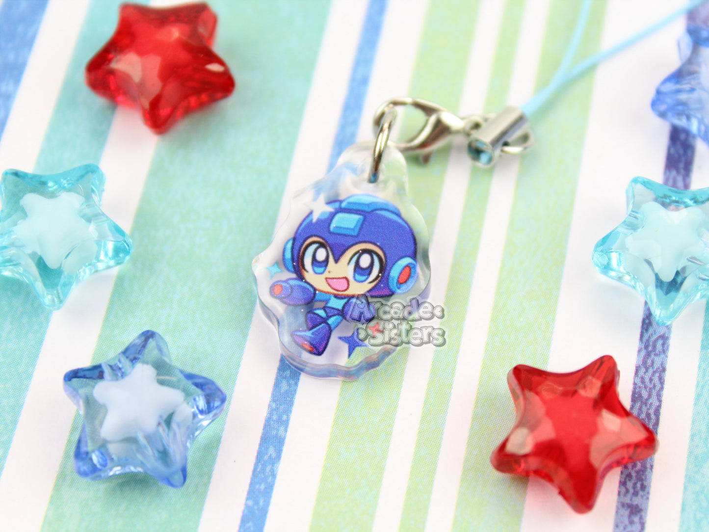 Megaman Phone Charm