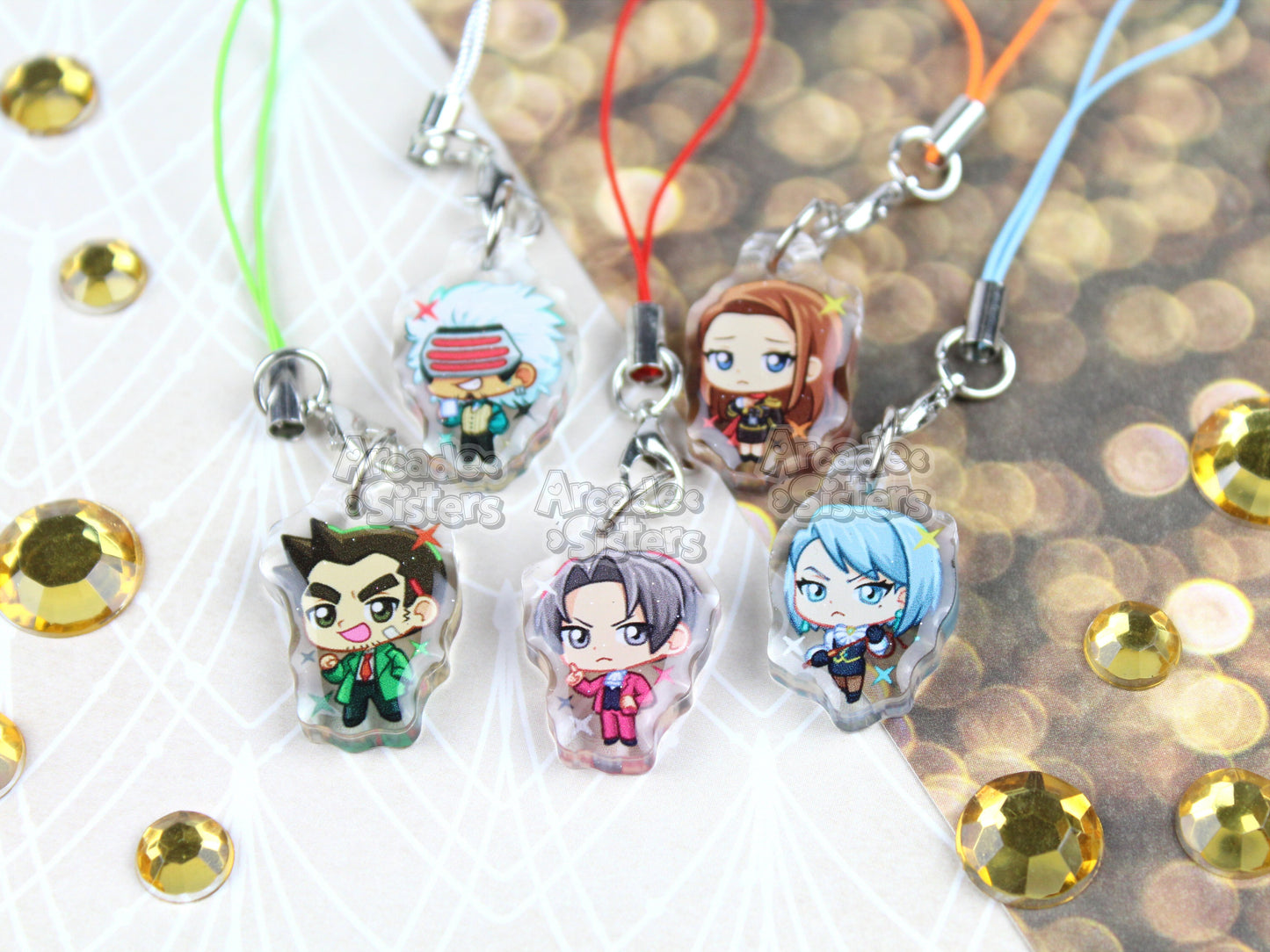 Pointing Lawyer Phone Charm