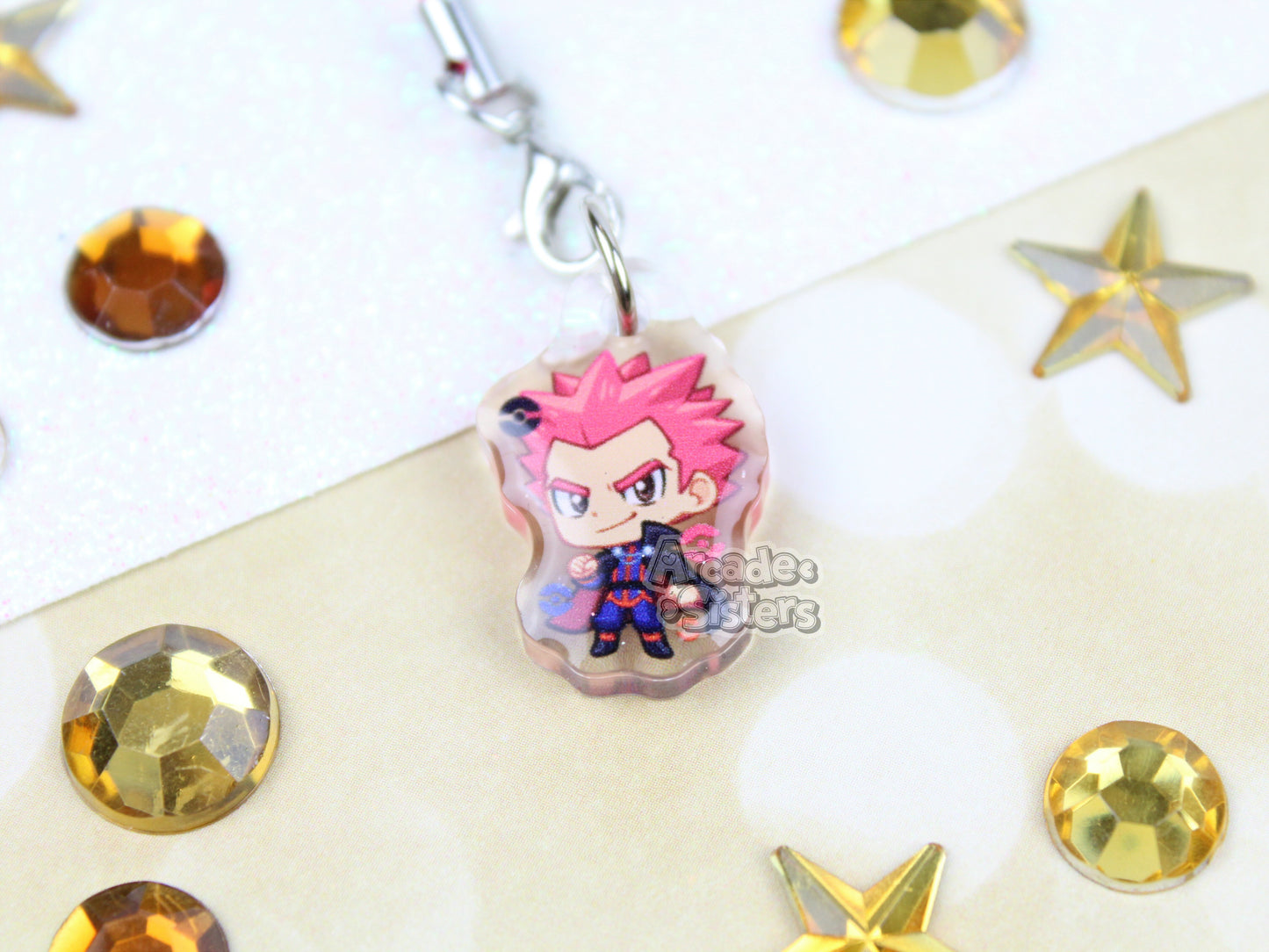 Poke Man Phone Charm
