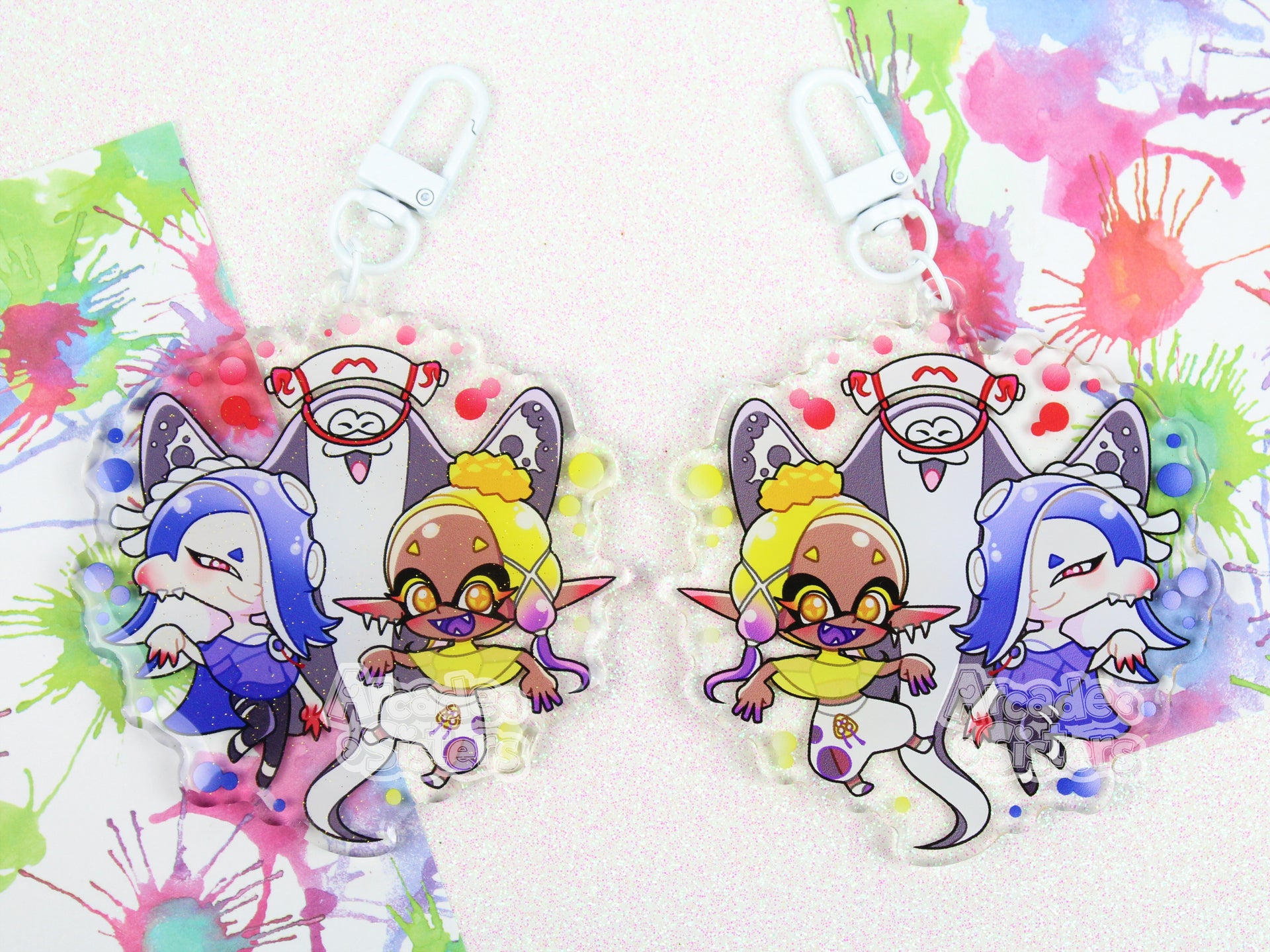 Splatoon Idols Keychain [NO RESTOCK] – Arcade Sisters