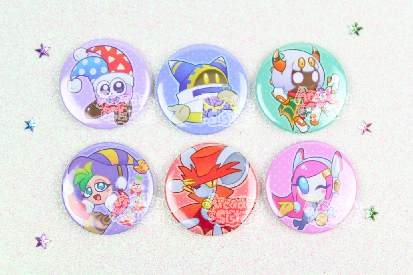 Kirby Stickers & Badges