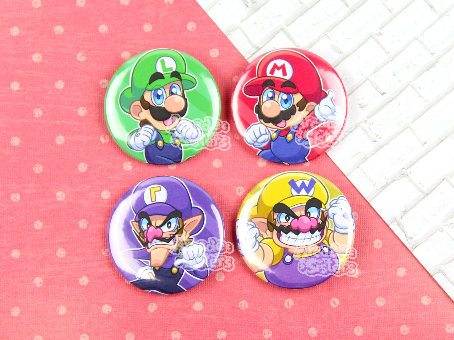 Mario Stickers & Badges