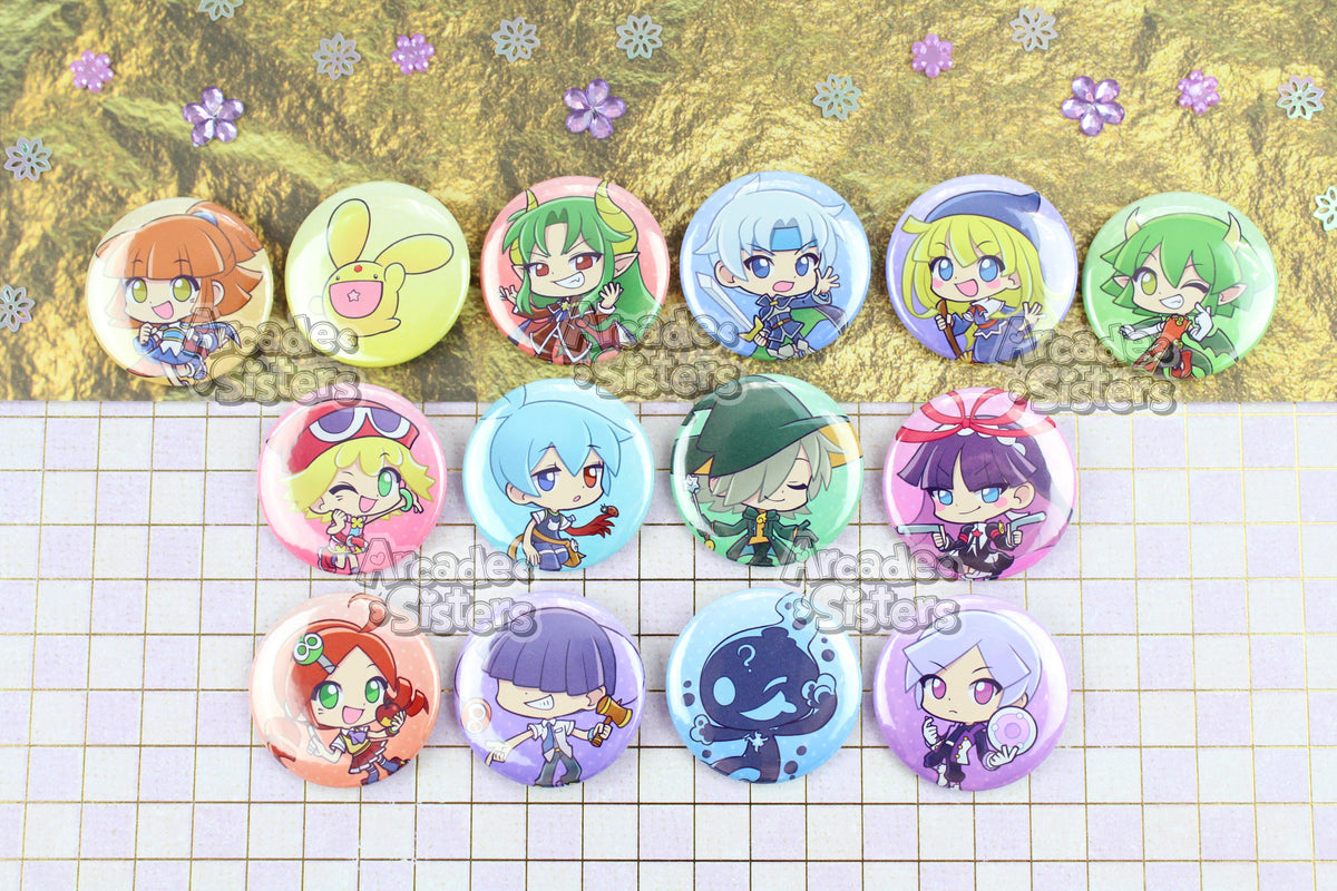 Puyo Stickers & Badges