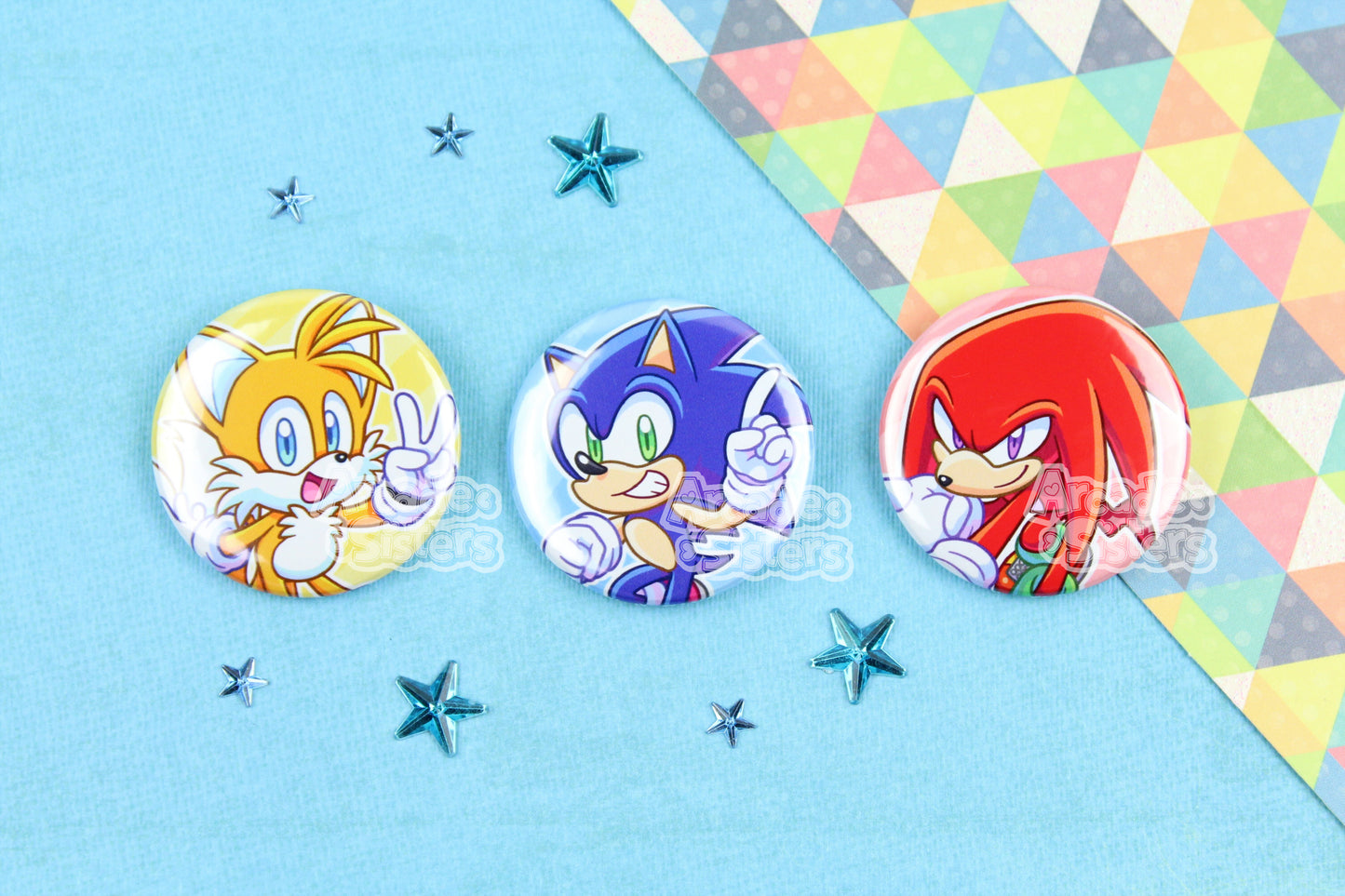 Sonic Stickers & Badges