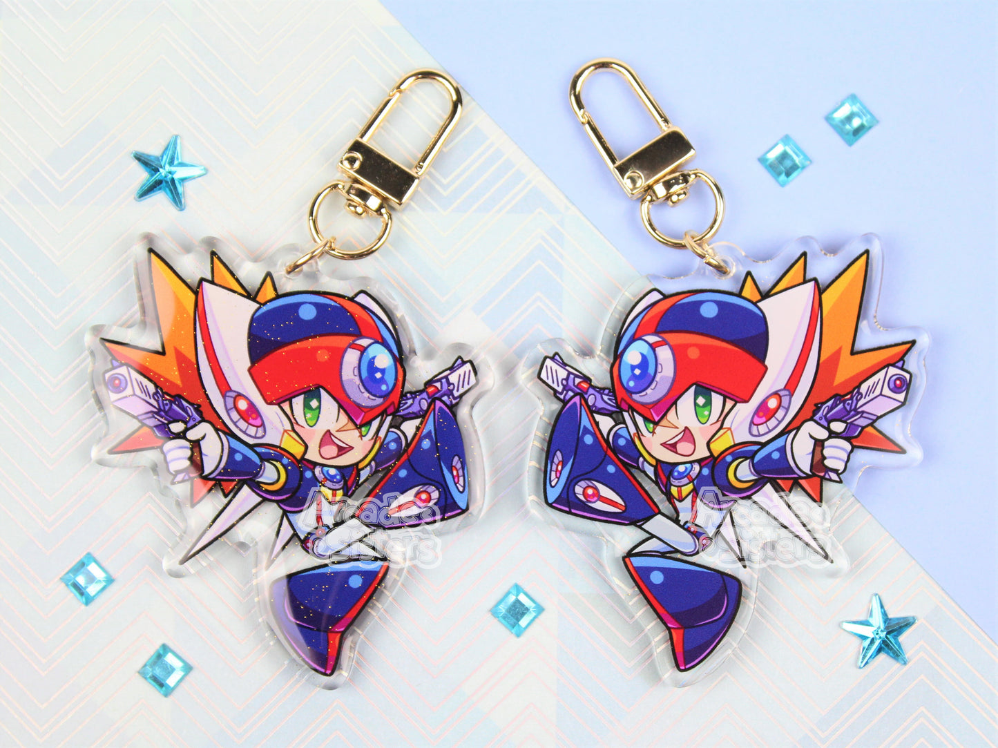 Megaman X Keychain